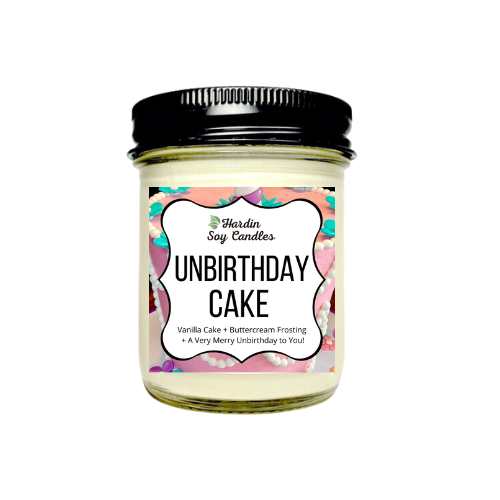 Unbirthday Cake Soy Candle - 8 ounce Jar