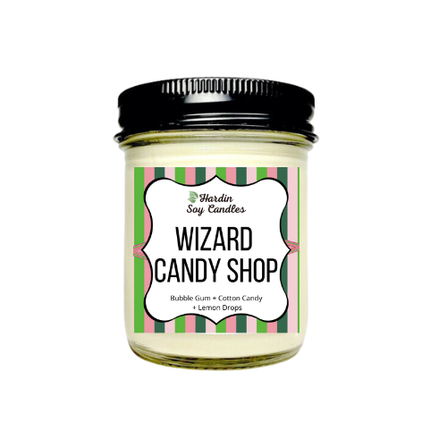 Wizard Candy Shop Soy Candle - 8 ounce Jar