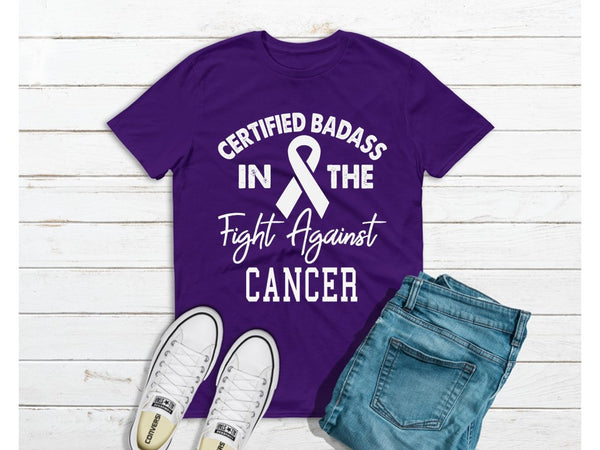 Pat Barrett fundraising Cancer Bad Ass T-Shirts