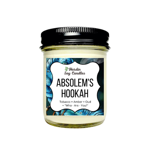 Absolem's Hookah Soy Candle - 8 ounce Jar