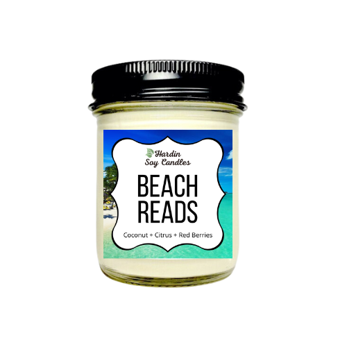 Beach Reads Soy Candle - 8 ounce Jar