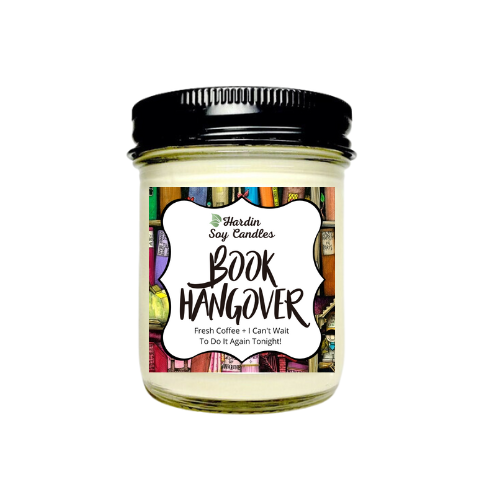 Book Hangover Soy Candle - 8 ounce Jar