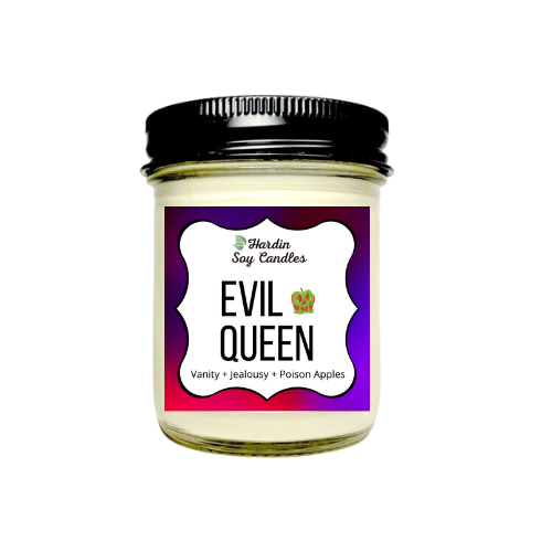 Evil Queen Soy Candle - 8 ounce Jar