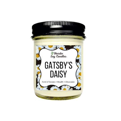 Gatsby's Daisy Soy Candle - 8 ounce Jar