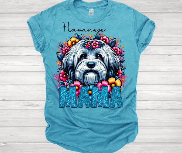 Havanese Mama Short Sleeve T-Shirt