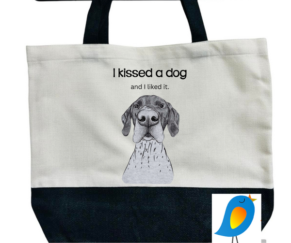 I Kissed a Dog and I Liked It Tote Bag - Illinois Shorthair Rescue