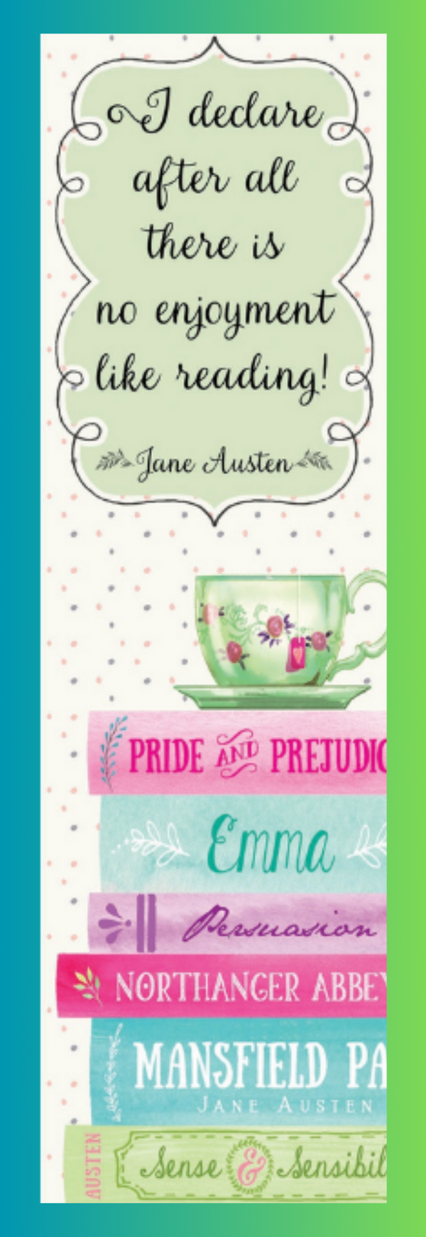 Jane Austen Bookmark