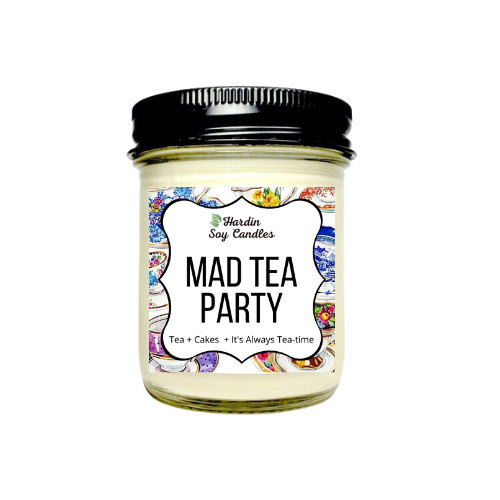 Mad Tea Party Soy Candle - 8 ounce Jar