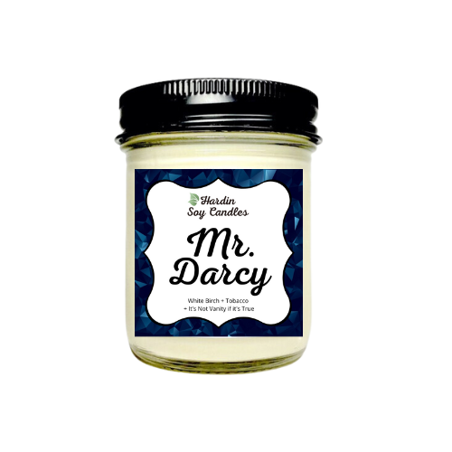 Mr. Darcy Soy Candle - 8 ounce Jar