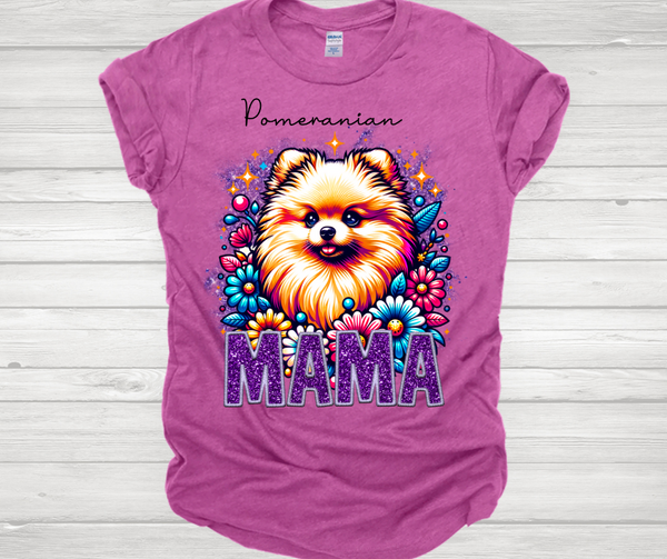 Pomeranian Mama Short Sleeve T-Shirt