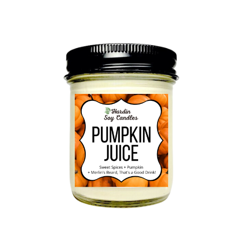 Pumpkin Juice Soy Candle - 8 ounce Jar