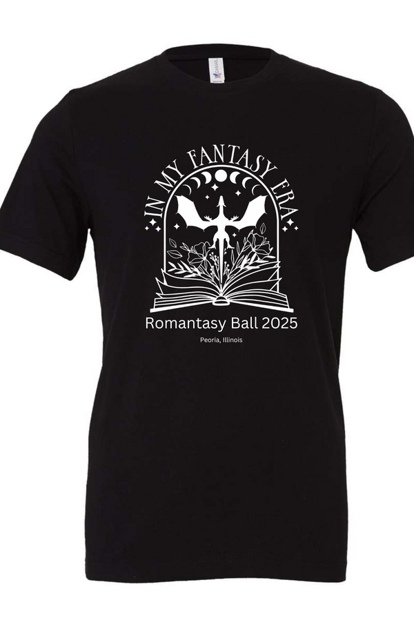 Romantasy Ball Short Sleeve Black Tee