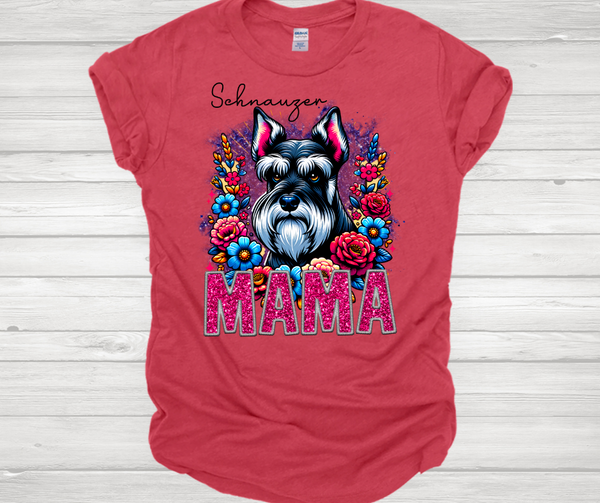 Schnauzer mama Short Sleeve T-Shirt