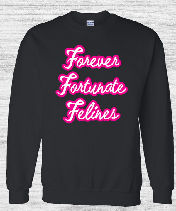 Crewneck Sweatshirt Pink Name Design for FFF