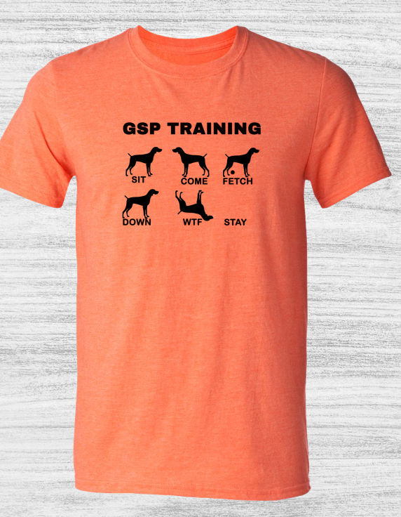 GSP Training T-Shirts for Illinois Shorthair Rescue