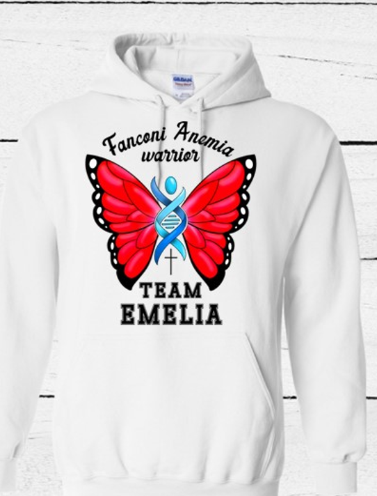 Team Emelia - Fundraising Hooded Sweatshirt-Hoodie