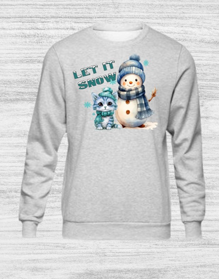 Let it Snow - Cute holiday shirt  LONG SLEEVE Tee for FFF
