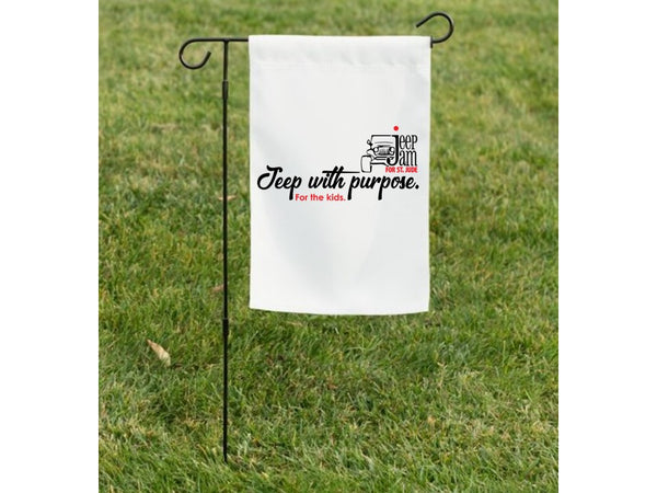 Jeep Jam Jeeps with a Purpose – Fundraising Garden Flag