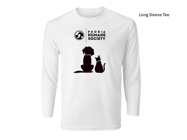 Two Little Guys Peoria Humane Society   LONG SLEEVE T-shirts