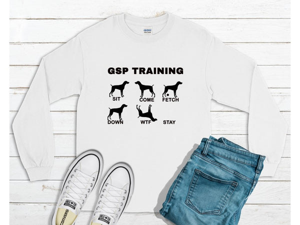 GSP Training - Crewneck Sweatshirt for Illinois Shorthair Rescue