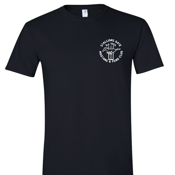 Stallions Gate T-shirts - White Logo