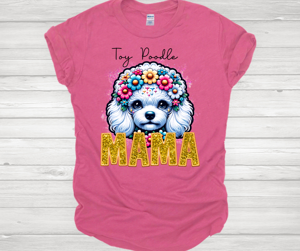 Toy Poodle Mama Short Sleeve T-Shirt