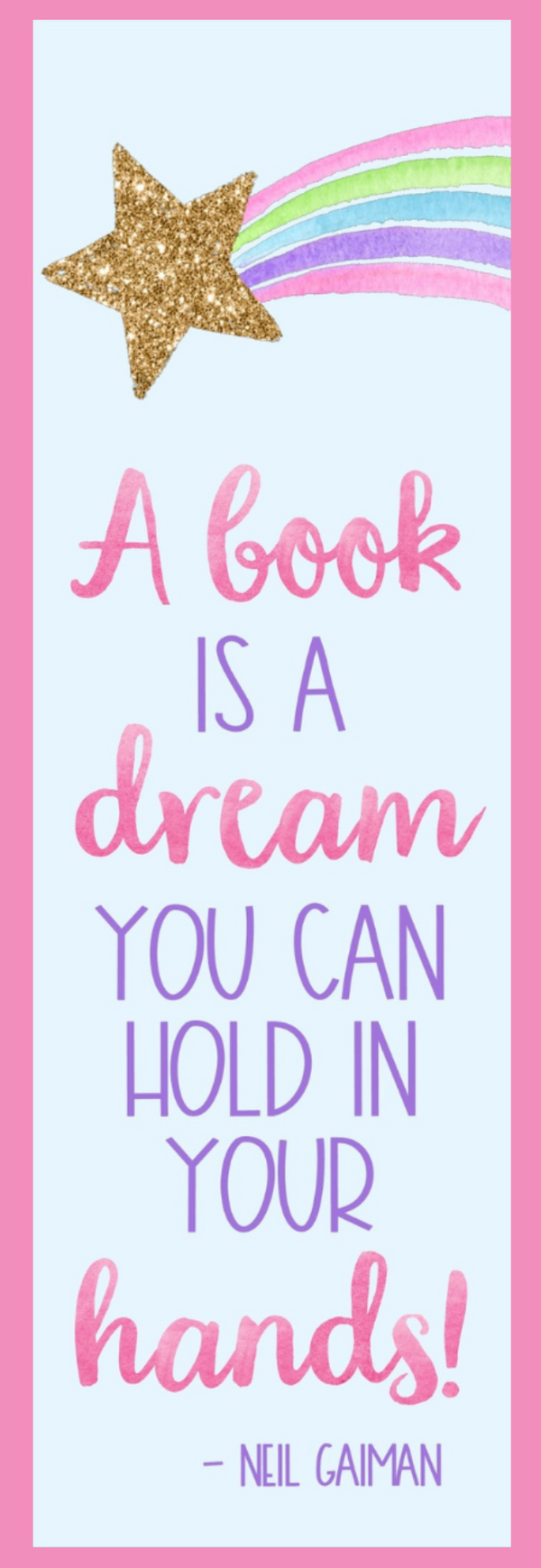 A Book is a Dream - Unicorn Bookmark