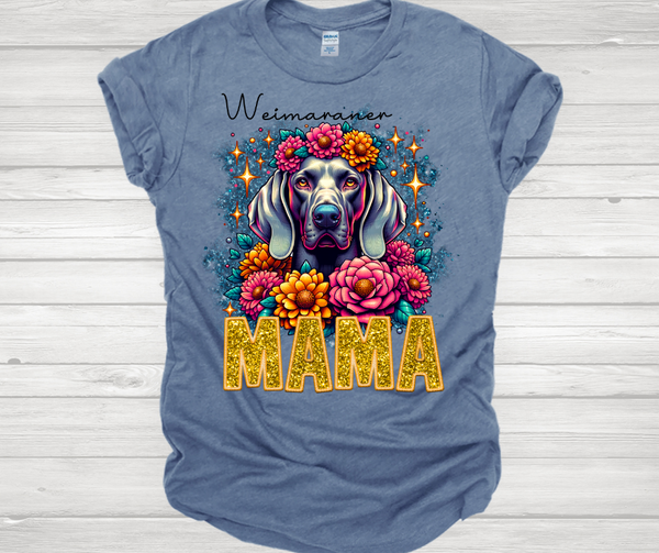 Weimaraner Mama Short Sleeve T-Shirt