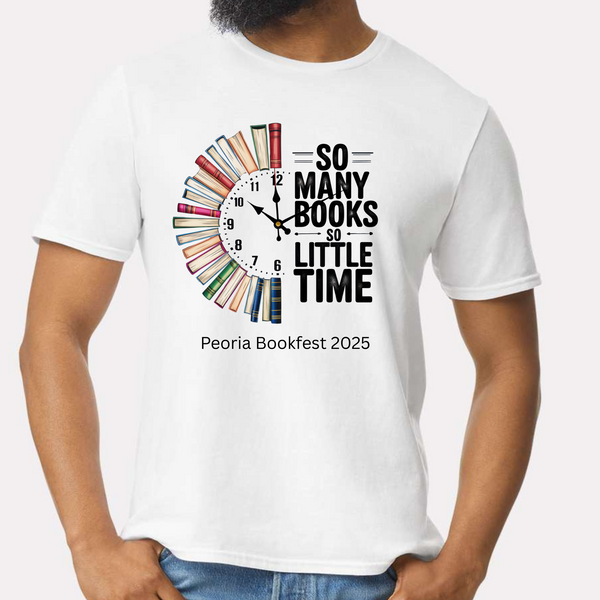 Peoria Bookfest 2025 Event Tee - Wear to Event for FREE General Admission