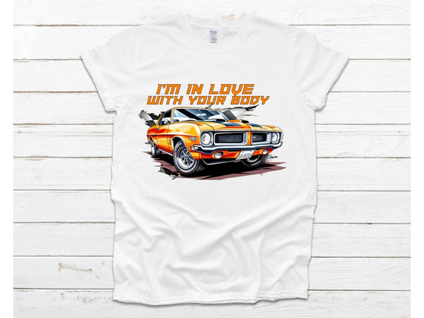 A Cheep Tee Car Show Shirts - I'm in love with your Body Dodge