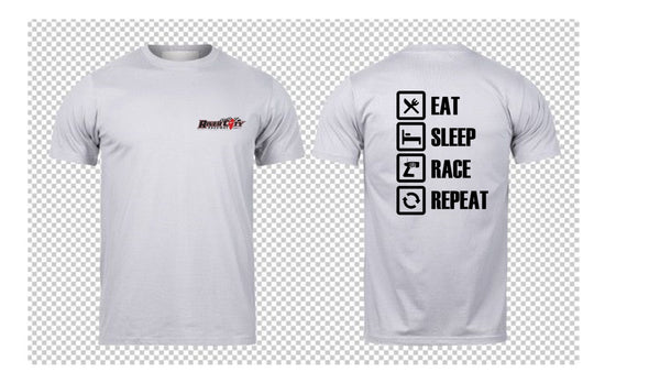Rivercity Raceway Eat Sleep Race Repeat T-Shirts