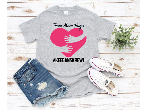 Mom Hug Keegan's Krew – Fundraising T-Shirt