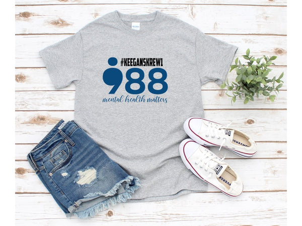 988 Mental Health Matters – Fundraising T-Shirt
