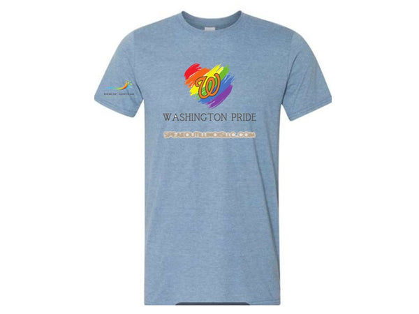 Washington Pride - Speak Out Illinois Short Sleeve Unisex T-Shirt