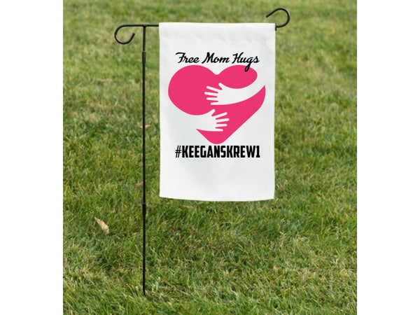 Mom Hug Keegan's Krew – Fundraising Garden Flag