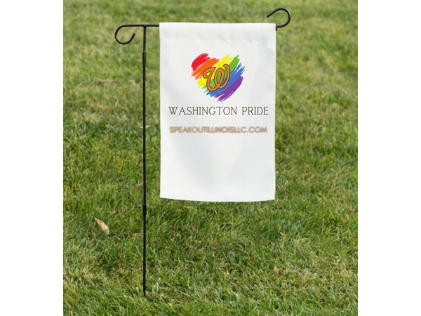 Washington Pride - Garden Flag for Speak out Illinois