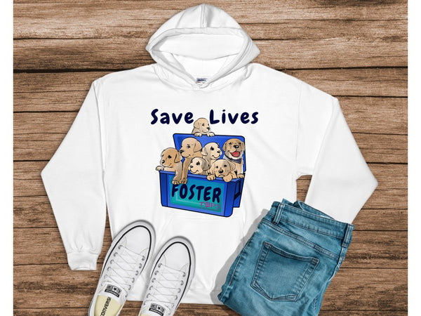 Cooler Pup Foster Hooded Sweatshirts for TAPS Animal Shelter in Pekin